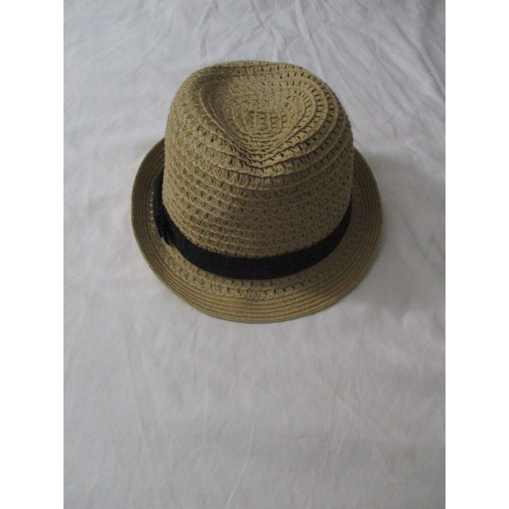 Apt 9 Womens Straw Fedora Hat Summer Beach Lightweight